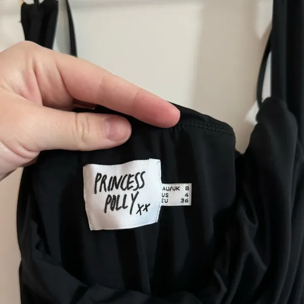 Princess Polly Brynn Mini Dress in Black - Image 4