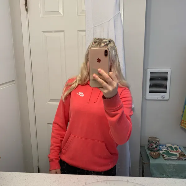 Pink Nike Hoodie - Image 3