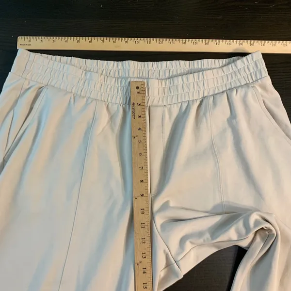Old Navy Active Dynamic Fleece High Rise Wide Leg Pants Beige XXL Athleisure - Image 8
