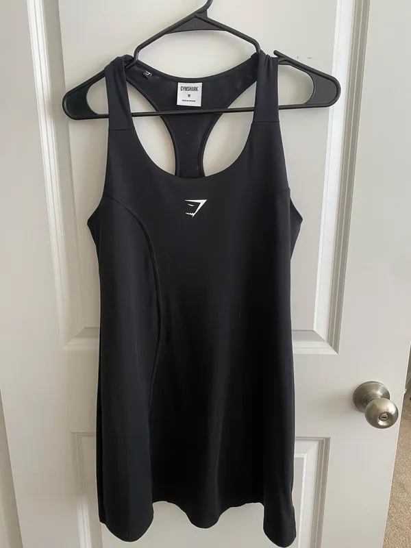 Gymshark Black Sport Dress in Black - Image 4
