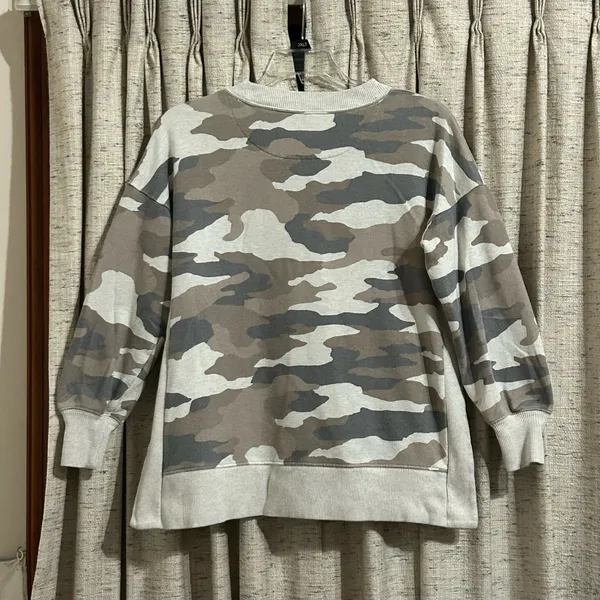 Aerie Oversized Camo Pullover Sweatshirt  - Image 7