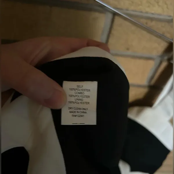NWOT Amanda Uprichard Porsha Top in Black & Ivory Revolve Size Medium - Image 7