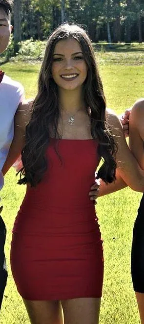 Lulus Mini Dress Red Bodycon - Image 3