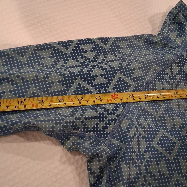 Nike Blue Patterned Long-Sleeve Top - Image 10