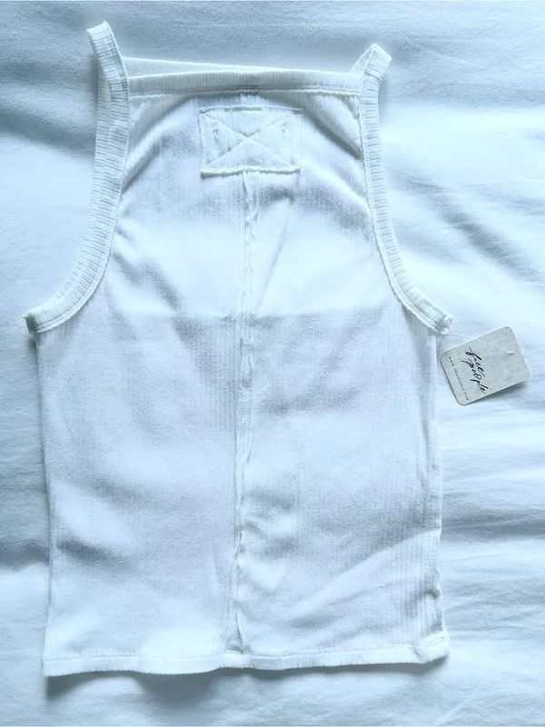 NWT Free People We The Free Mia Tank - Ivory - XS - Image 12