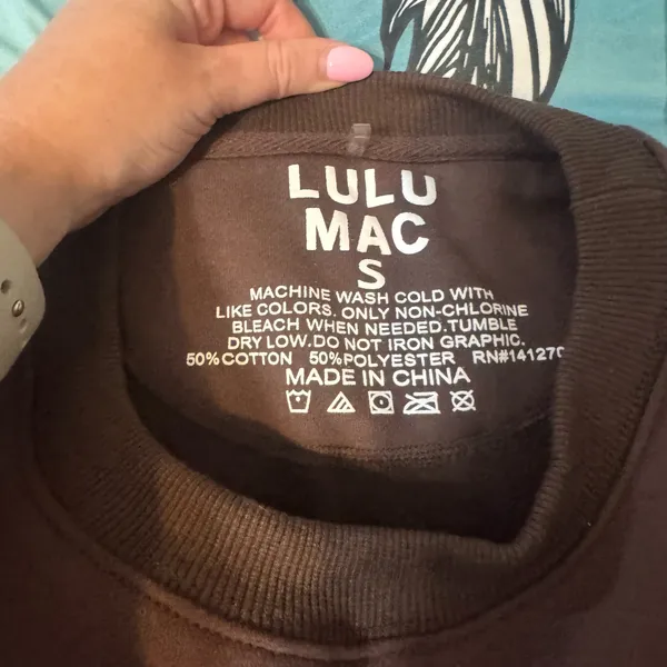 Lulu Mac sweatshirt Brown - Image 2