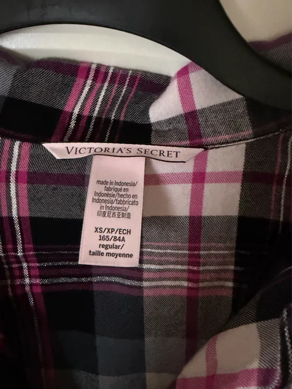 Victoria's Secret Pajama Set Plaid - Image 3