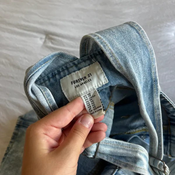 Forever 21 Denim Overall Dress - Image 4