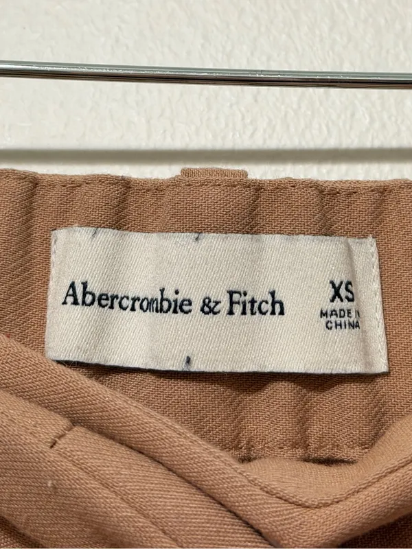 Abercrombie & Fitch Sloane Tailored Shorts Size XS Tan Brown - Image 3