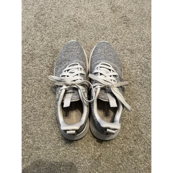 Adidas Cloudfoam Running Shoes Women's Size 8‎ Grey/White HWI 28Y001 - Image 3