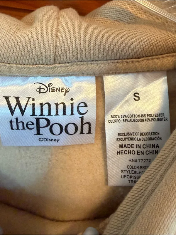 Disney Winnie the Pooh Cream Crewneck Sweatshirt - Image 4
