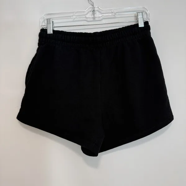 Talentless Black Cotton Sweatshorts Size Small - Image 5