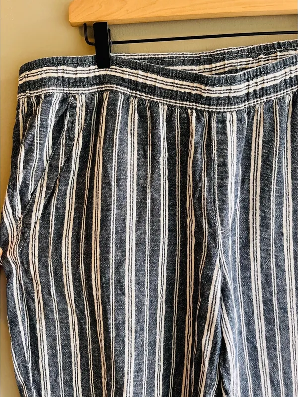 Old Navy Boho Linen Blend Wide Leg Pants XL - Image 4