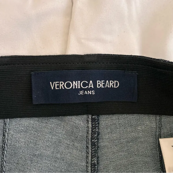 Veronica Beard Crosbie Wide Straight Leg Crop High Rise jeans medium - Image 8