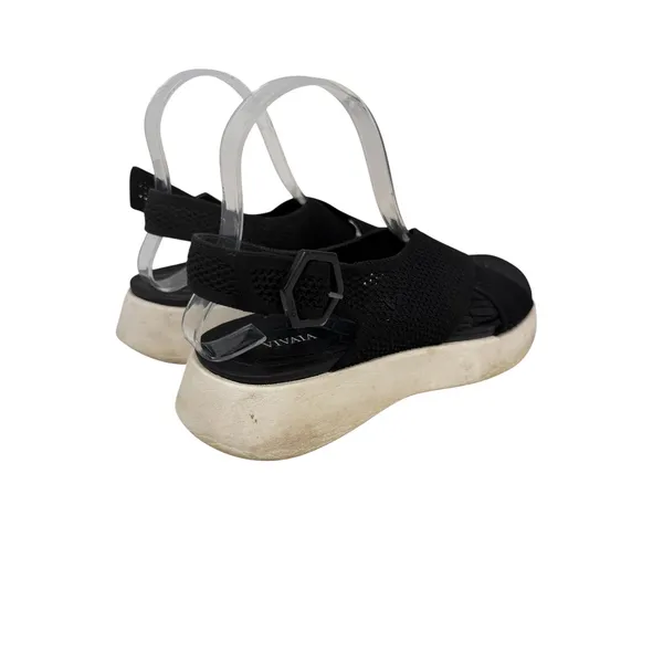 VIVAIA AdaptAll‎ Black Knit Slingback Sport Comfort Sandals 38.5 US 7.5 - Image 7