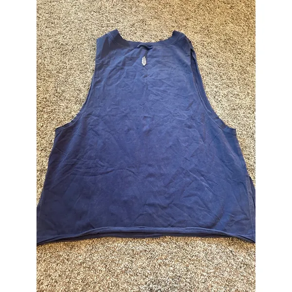 Free People Movement‎ Love Tank Navy Blue Muscle Tank Top XS a036 - Image 3