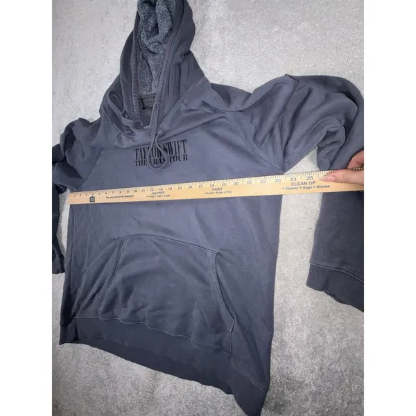 Taylor Swift The Eras Tour Hoodie Dates Washed Blue‎ Size M Pullover Sweatshirt - Image 4