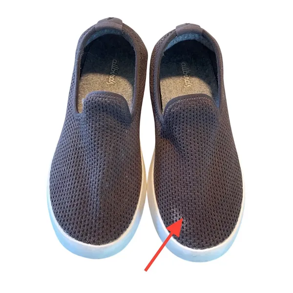 Allbirds Tree Loungers Women 7.5 Grey‎ Sustainable Mesh Slip On Sneakers Shoes - Image 2