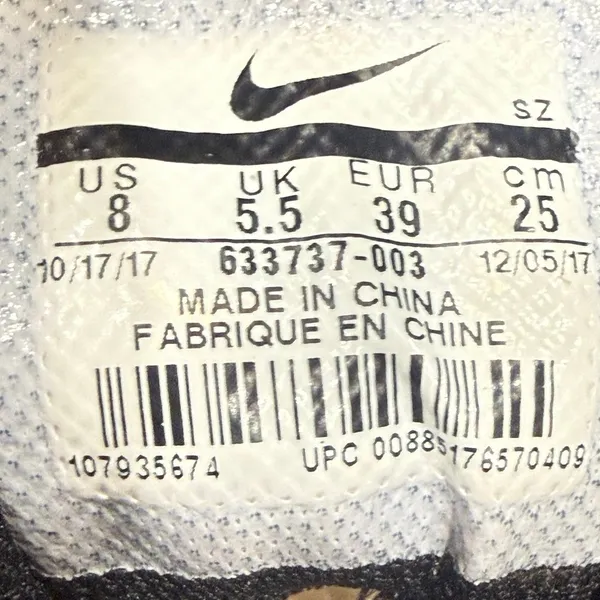 Nike Air Max 1 QS Floral Spring Mix Sneakers Women’s Size 8 Rare 2018 - Image 3