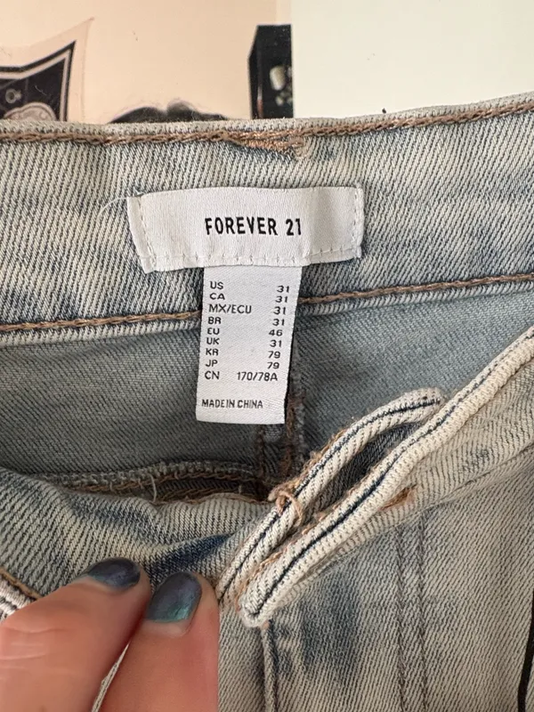 Forever 21 Patchwork Flare Pants - Image 2