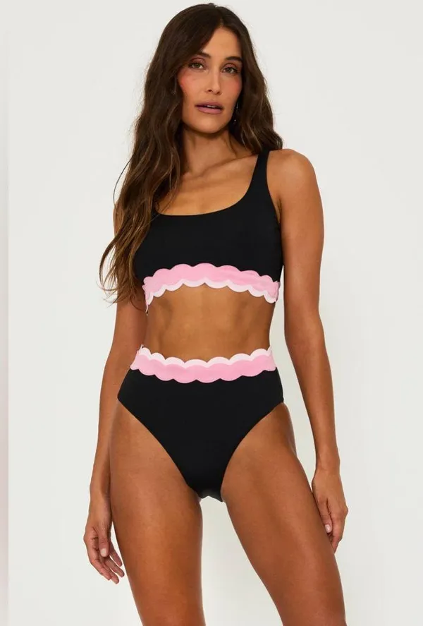 Beach Riot Harriet high waist Bottom Sweet Berry Wave, Size small , $98 - Image 13