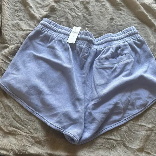 Anthropologie Daily Practice Violet Lounge Shorts Coastal Athleisure Size Medium - Image 2