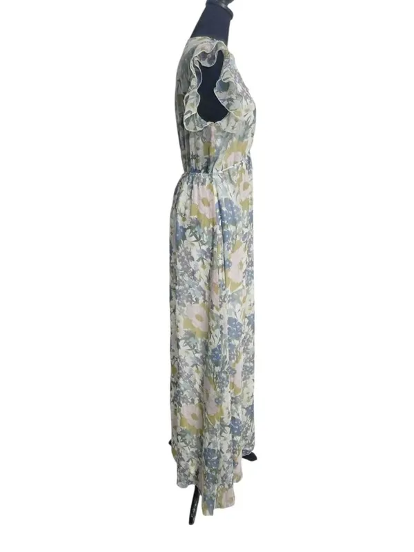 Baltic Born Size Medium Dress Slit Floral Boho Wedding Party Holidays - Image 4