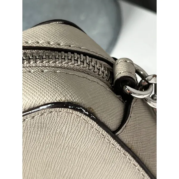 Michael Kors Jet‎ Set Travel Small Crossbody Bag Beige Saffiano Leather - Image 3