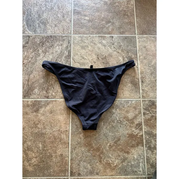 Skims Swim Mid Coverage Bottom Onyx Size XL - Image 7