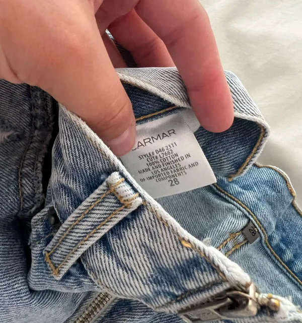 LF Carmar Beatrice Zip Front Denim Skirt - Image 3