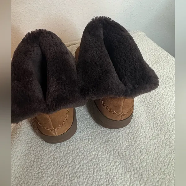 Women Fitflop Chestnut Winter Boots. Geat for Fall/Winter Season. Size 7.5 - Image 5