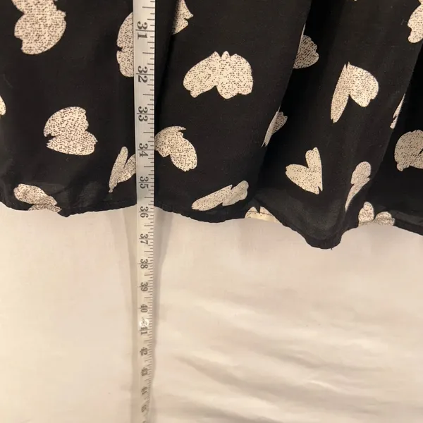 Maeve Anthropologie Heart Dress‎ Black Small - Image 15