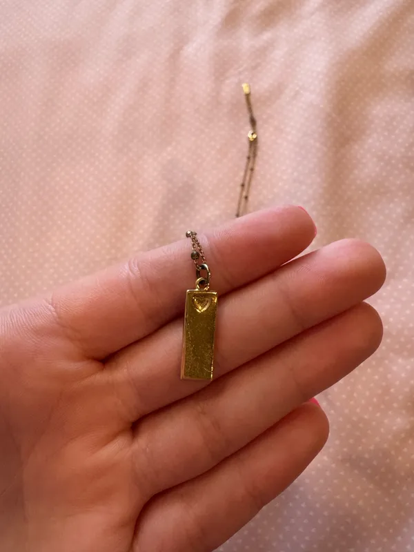Francesca's “A” Gold Necklace - Image 4