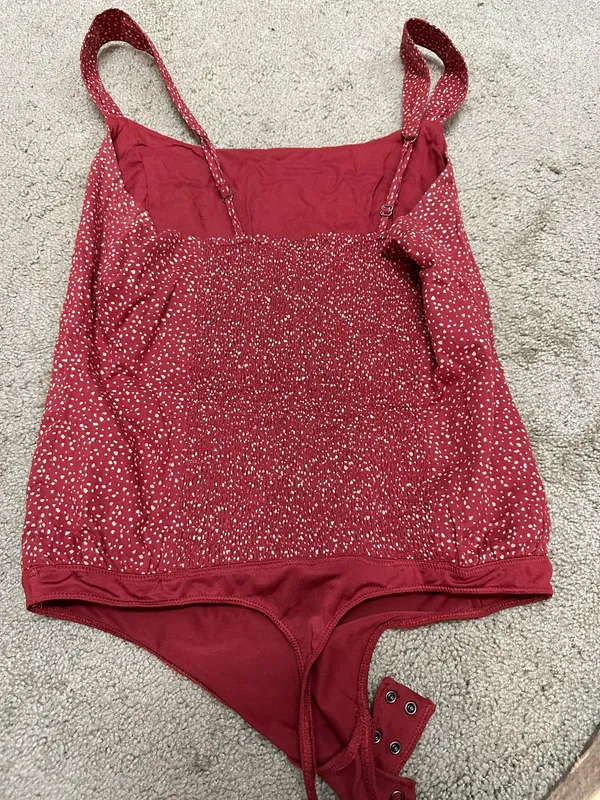 Abercrombie Red Bodysuit - Image 3