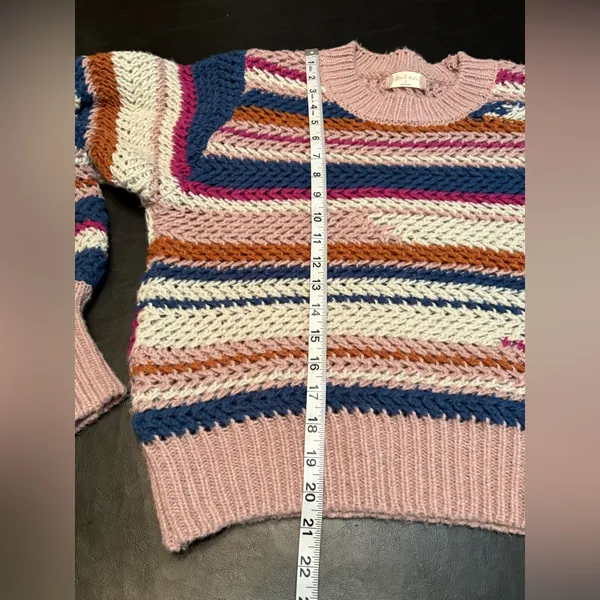 Altar'd State Multicolor Striped Sweater size Small - Image 12