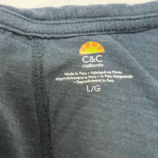 C&C California Dusted Navy Short Sleeve Tee  - Image 3