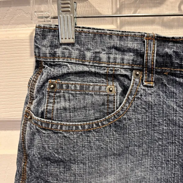 SO Womens Dark Wash Denim Mini Skirt Size 5 Y2K Blue Cotton Festival Indie Alt - Image 2