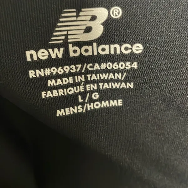 New Balance Black Athletic Shorts - Unisex - Image 4