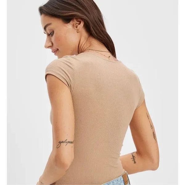 American Eagle ✨ V-Neck Cinch Front Bodysuit✨ - Image 3