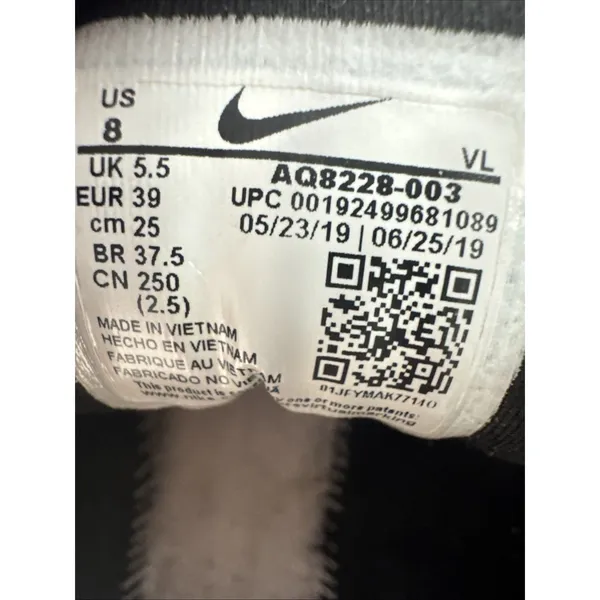 Nike Air Zoom Winflo 6 Women’s Size 8 Black White Running Shoes AQ8228-003 - Image 8