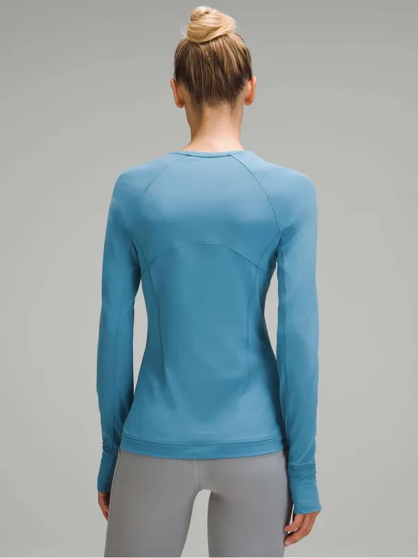 Lululemon It's Rulu Run Long Sleeve Shirt 10 Fitness Yoga Activewear Athleisure - Image 2