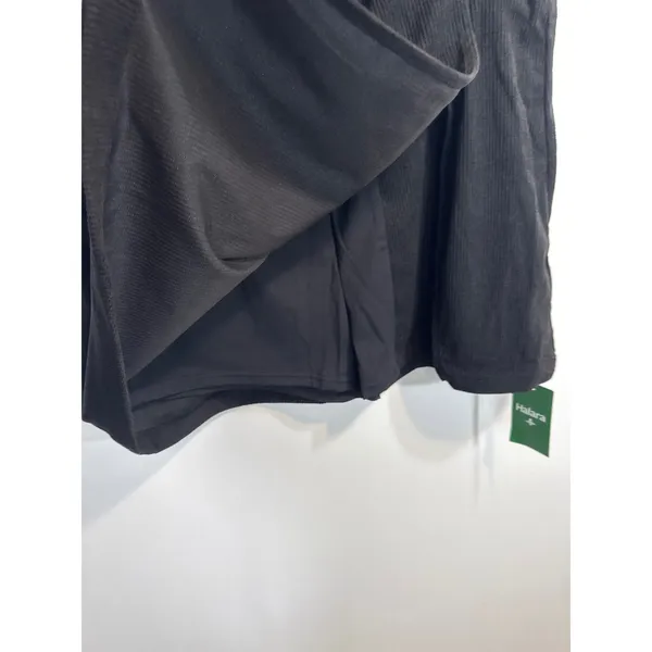 Halara Black Corduroy Mini Skirt W/ built in Short Womens XL NWT Preppy Academia - Image 3