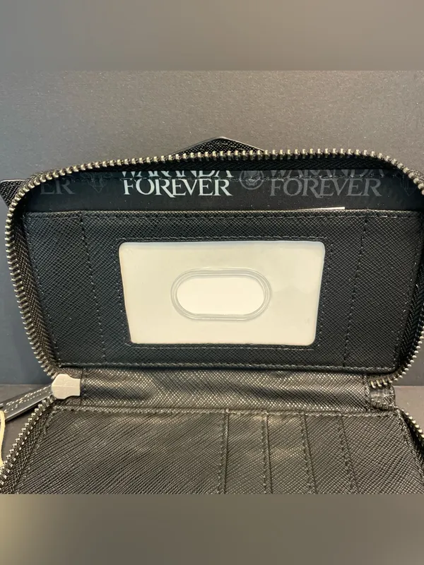 Loungefly Disney Marvel Black Panther "Wakanda Forever" Zip Wallet NEW - Image 5