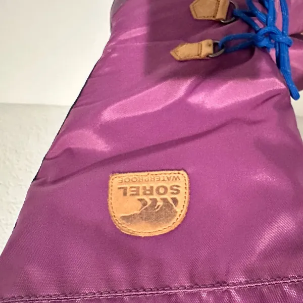 Sorel Damen Retro ‘88 Purple Waterproof Tall Rain Boot Size 5.5 Style NL1708-505 - Image 11