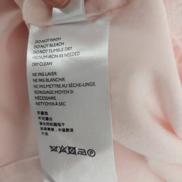 Anthropologie Maeve Tania Sacha Tiered Tunic Dress Pink Babydoll Size Small - Image 7