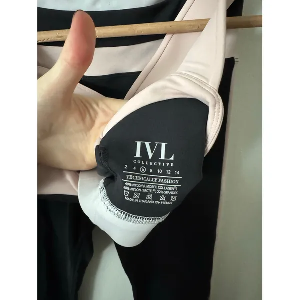 IVL 8 Lotus SET Colorblock Leggings and Bra Top - Image 4