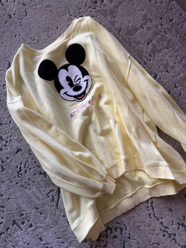 Mickey Mouse Yellow Disney Sweatshirt - Image 2
