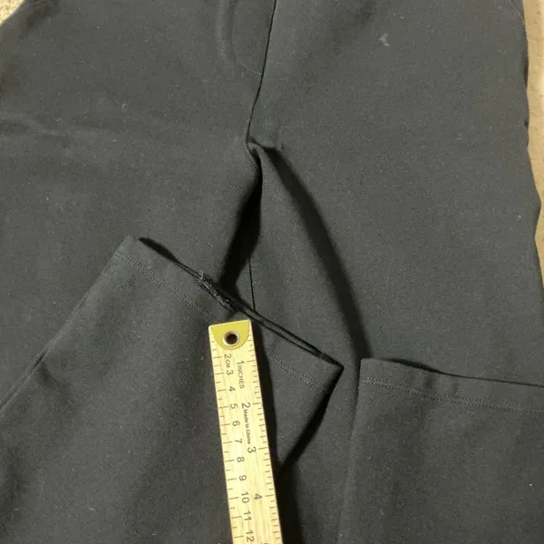 Quince Ultra-Stretch Straight Leg Pants Women Medium Tall Black Workwear Office - Image 6