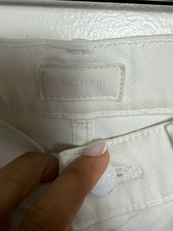 MOTHER Insider Crop Fray Glass Slipper - Image 4
