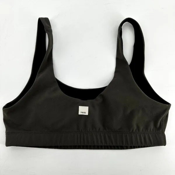 Vuori Daily Bra Medium Support BreatheInterlock Airbrushed Wicking Oregano M - Image 5